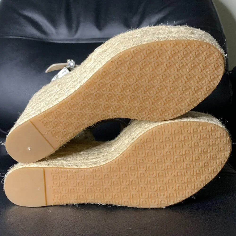 Sam Edelman Snake Print Wedges, size 7 - Picture 7 of 8